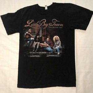 5/$25 Little Big Town Concert Tour T Shirt Small